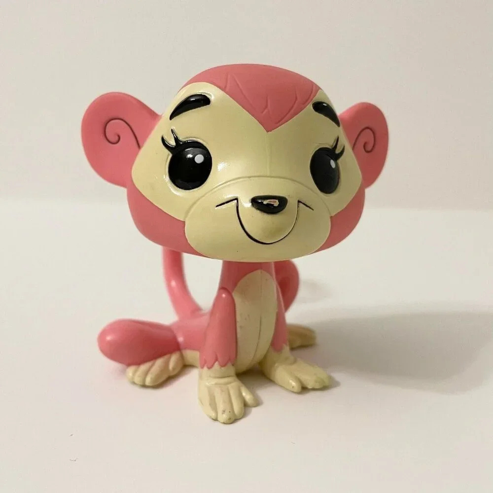Yummi Land Nikki Neopolitan Ice Cream Pop Doll Pet Monkey 3 Inch Tall
